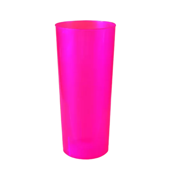 VASO TRAGO LARGO PP MAGENTA KOVALPLAST