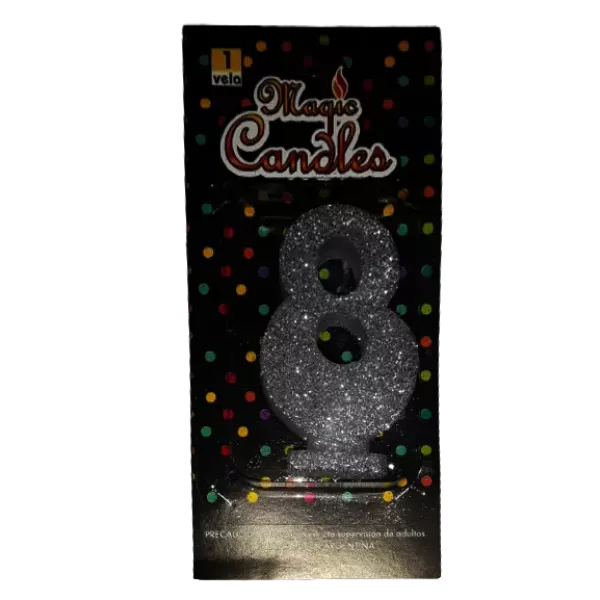 VELA N° 8 GIBRE PLATA