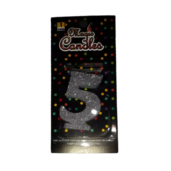 VELA N° 5 GIBRE PLATA