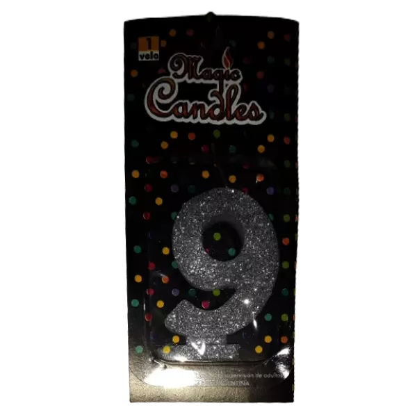 VELA N° 9 GIBRE PLATA