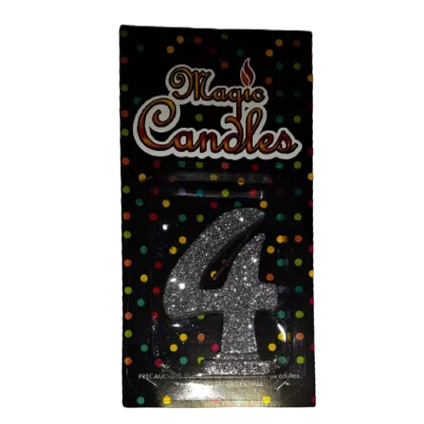 VELA N° 4 GIBRE PLATA