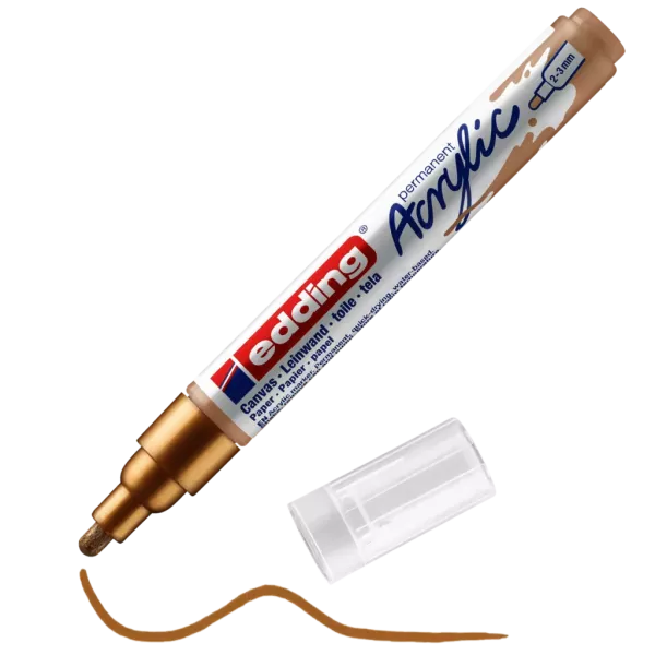 MARCADOR EDDING 5100 ACRILICO MEDIO ORO INTENSO