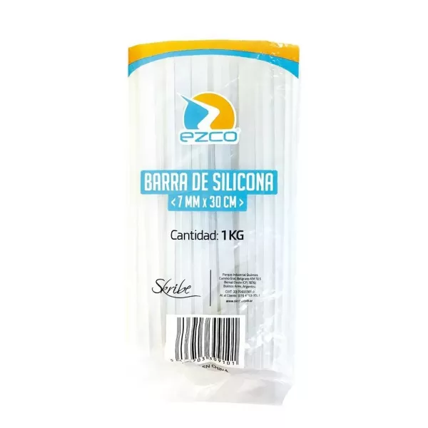 BARRA DE SILICONA EZCO FINA 30CM