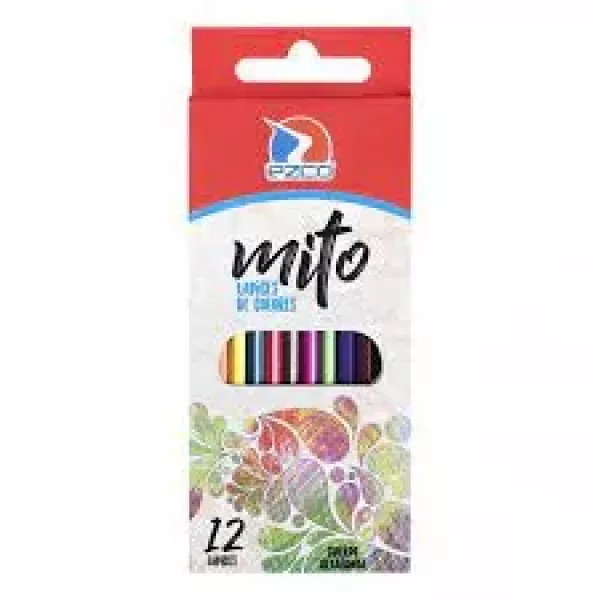 LAPIZ COLOR EZCO MITO LARGO X 12U