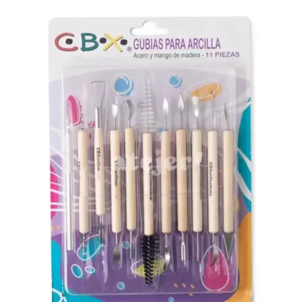 SET DE GUBIAS PARA ARCILLA CBX X 11U
