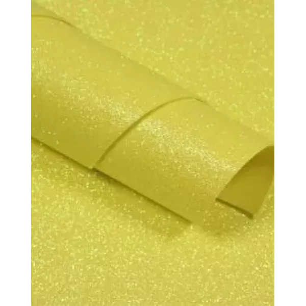 PLANCHA GOMA EVA IRIDISCENTE 60X40 AMARILLO