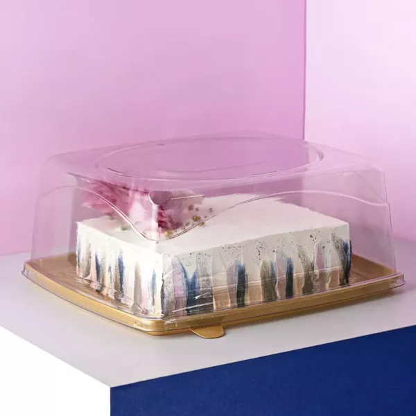 TORTERA G60Q CUADRADA ORO 324X324X137