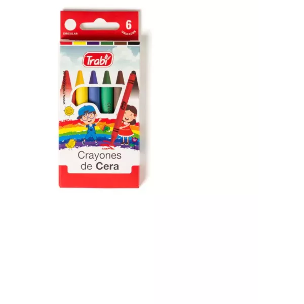 CRAYONES TRABI TRIANGULAR X 6U