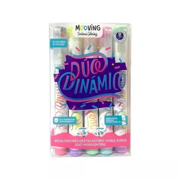 RESALTADORES DUO DOBLE PUNTA MOOVING X 5U (3051405)