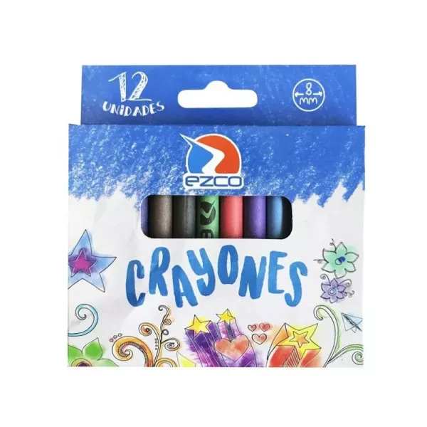 CRAYONES ESCOLARES EZCO X 12U