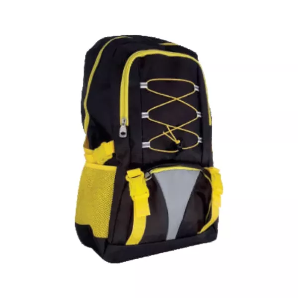 MOCHILA UTIL UNO NE/AMA C/BOLS FRENTE Y LAT (URB-01)