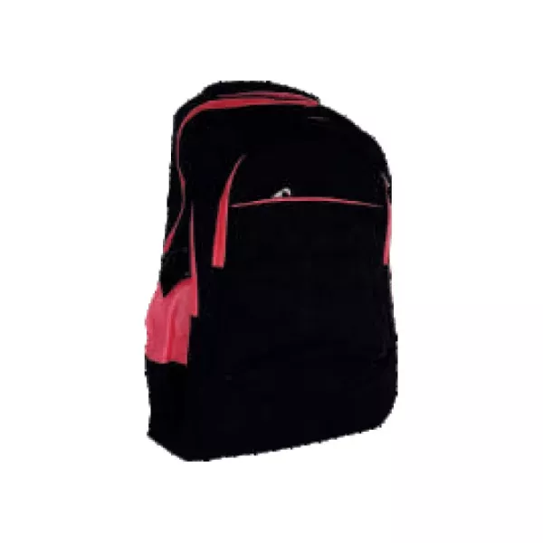 MOCHILA UTIL UNO NE/FUCSIA 4 COMPARTIMENTOS (MUR-51)