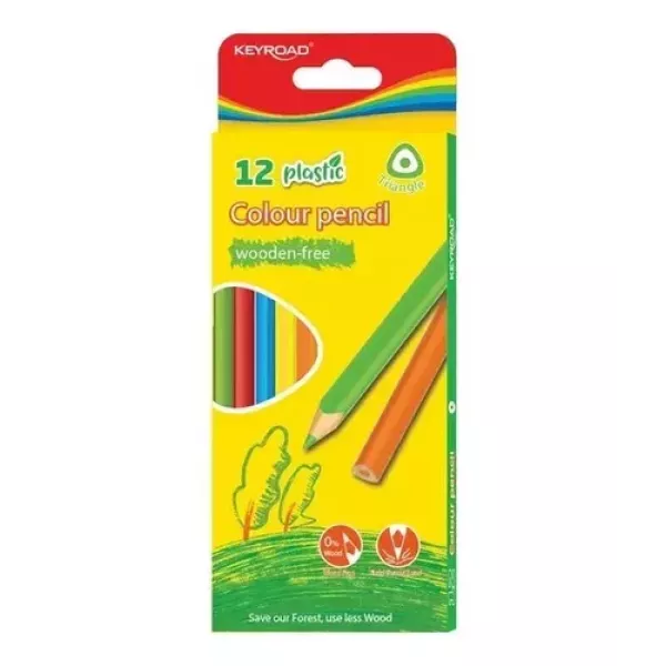 LAPIZ COLOR KEYROAD CORTO X 12U