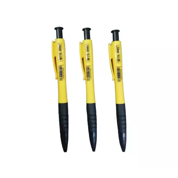 BOLIGRAFO UTIL UNO RETRACTIL NEGRO 1MM