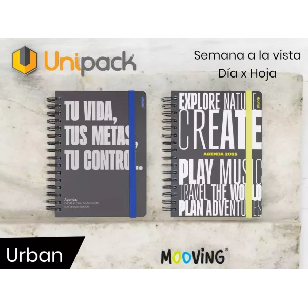 AGENDA MOOV. ESP. URBAN 15X21 176P 1404240