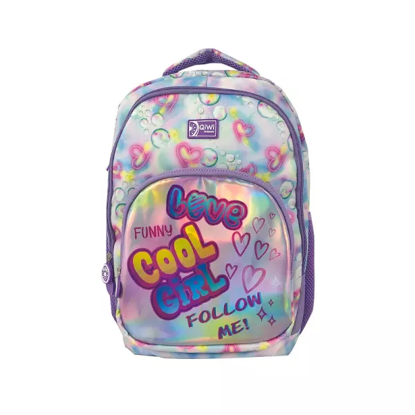 MOCHILA ESPALDA METALIZADA QIWI (MOW109)