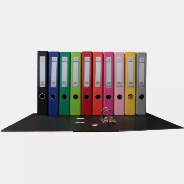 BIBLIORATO THE PEL A4 L/ALTO PVC AMARILLO