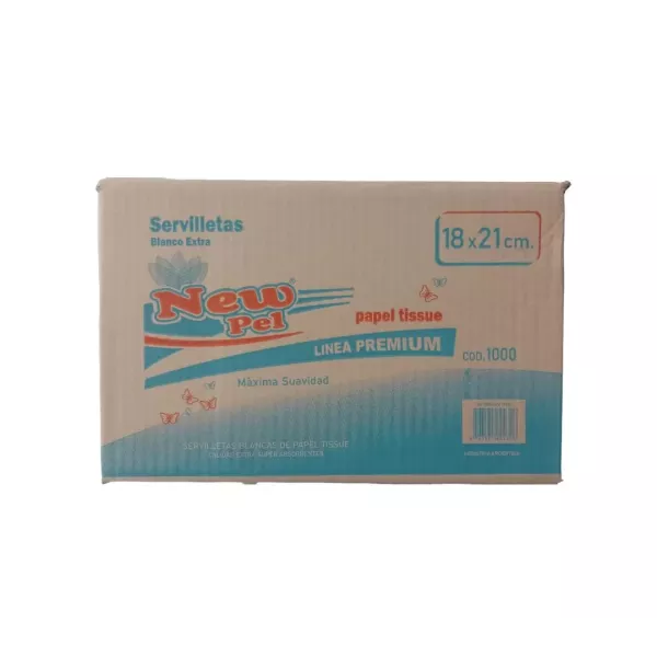 SERVILLETA NEW PEL SH 18X21 COD1000.