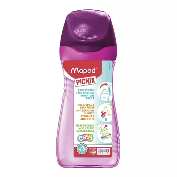 BOTELLA PLASTICA MAPED PICNIK ROSA 430ML