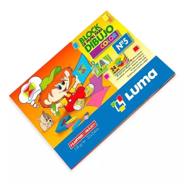 BLOCK DIBUJO LUMA N°5 COLOR 24X32 X 24H