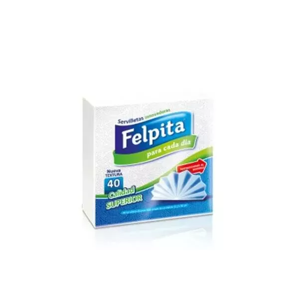 SERVILLETA FELPITA BLANCA 33 X 30 X 40U