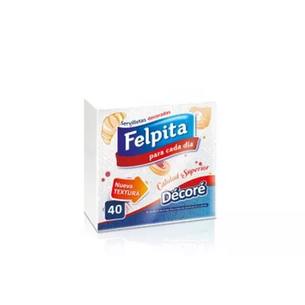 SERVILLETA FELPITA DECORADA 33 X 30 X 40U