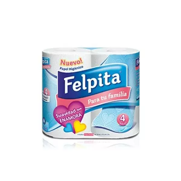 PAPEL HIGIENICO FELPITA 12 X 4 X 30M