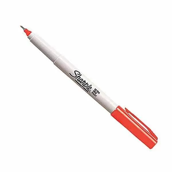 MARCADOR PERM. SHARPIE ULTRA FINO ROJO