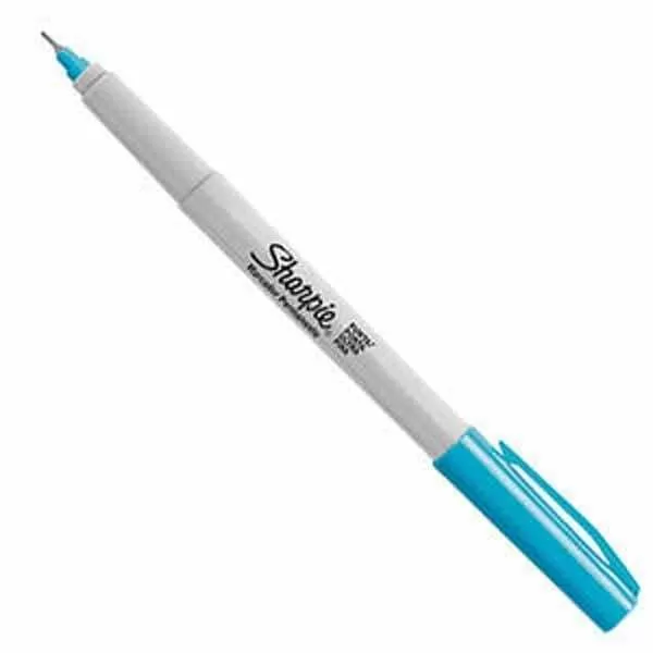 MARCADOR PERM. SHARPIE ULTRA FINO TURQUESA