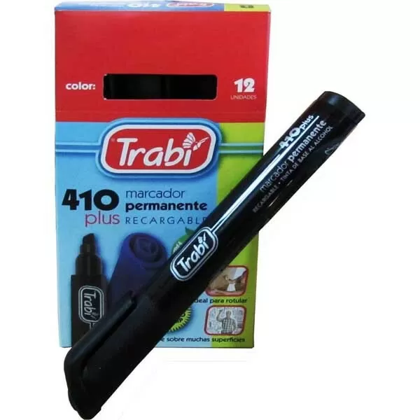 MARCADOR PERM TRABI 410 NEGR PC REC