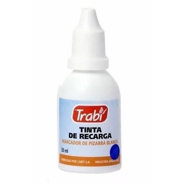 TINTA P/PIZARRA TRABI NEGRO 30CC