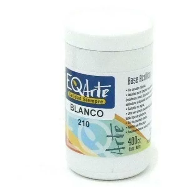 PINTURA BASE ACR. EQ  400cc BLANCO 210