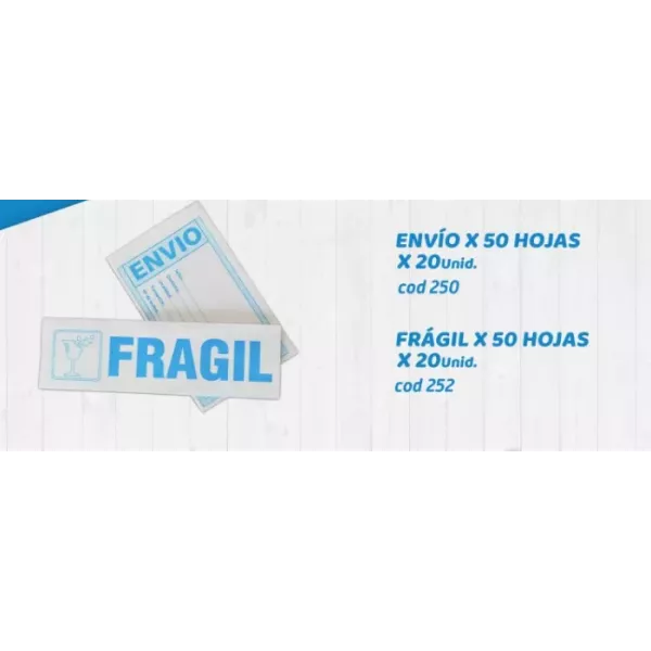 TALONARIO FRAGIL X 50H.