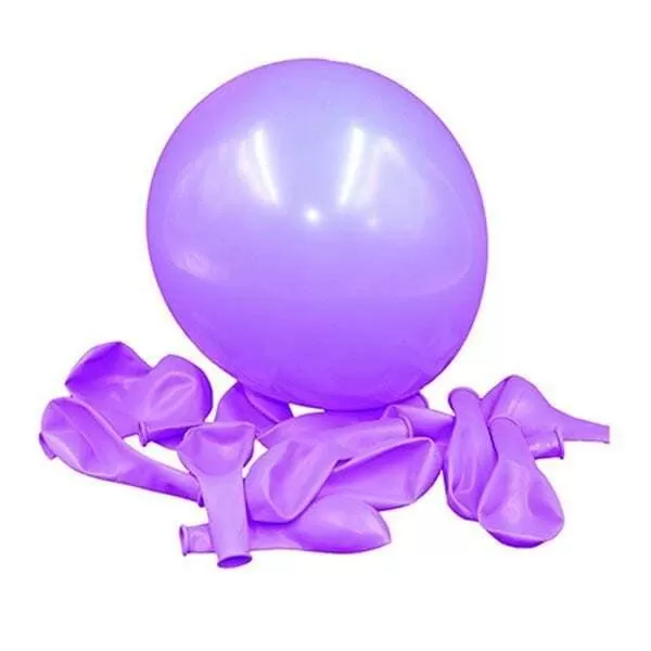 GLOBO RONDA 9 x 50u LILA CLARO