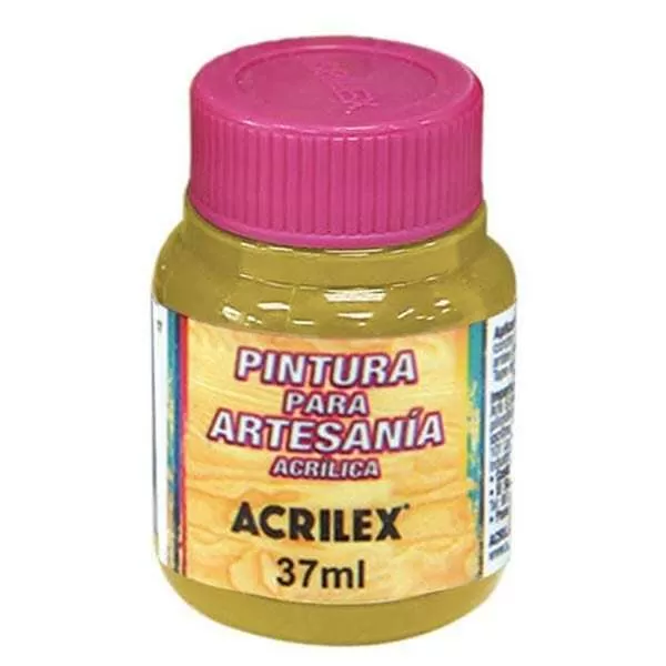 PINTURA ACR. ACRILEX 37ML OCRE ORO 573