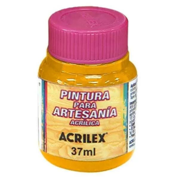 PINTURA ACR. ACRILEX 37ML AM. YEMA 833