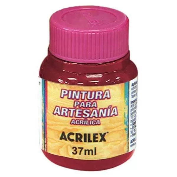 PINTURA ACR. ACRILEX 37ML CEREZA 826