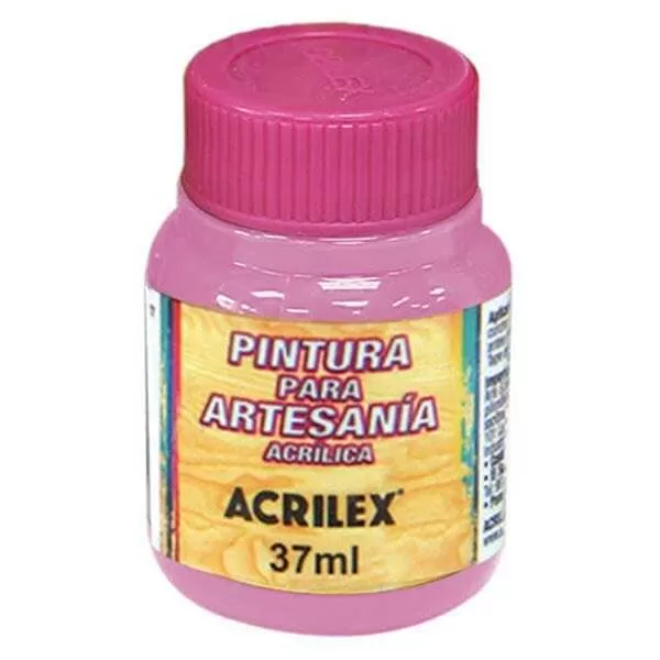 PINTURA ACR. ACRILEX 37ML ROSA ANT. 828