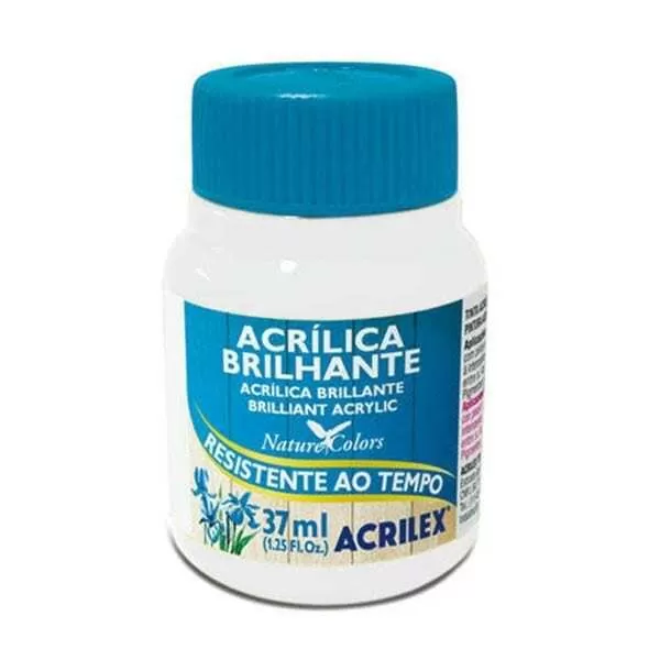 PINTURA ACR. BR. ACRILEX 37ML BLANCO 519
