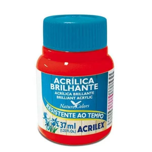 PINTURA ACR. BR. ACRILEX 37ML ROJO F. 507