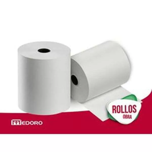 ROLLO PAPEL OBRA MEDORO 57MM X 30M X 10U
