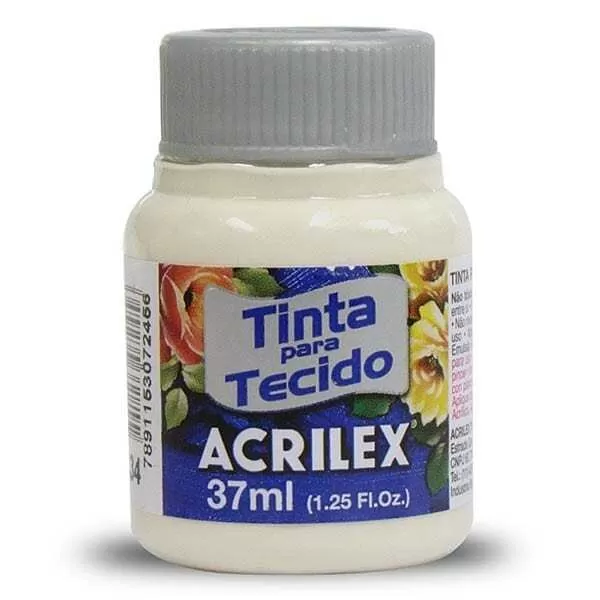 PINTURA TELA ACRILEX 37ML PAJA 834