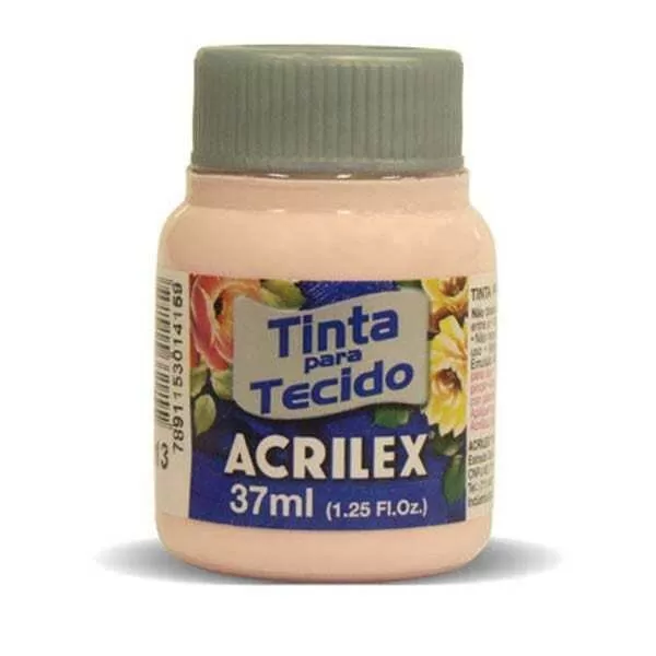 PINTURA TELA ACRILEX 37ML ROSA BB. 813