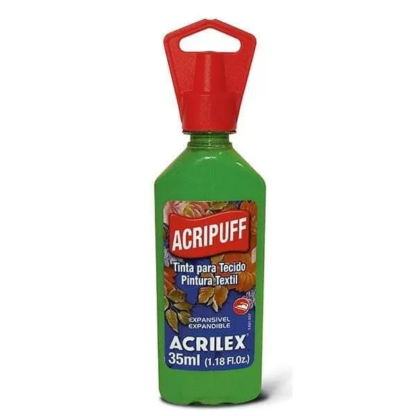 PINTURA TELA ACRIPUFF 35ML VDE. MUSGO 513