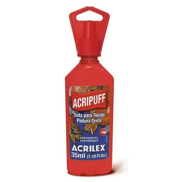 PINTURA TELA ACRIPUFF 35ML ROJO VIVO 541