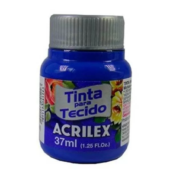PINTURA TELA ACRILEX 37ML AZ. TURQ. 501