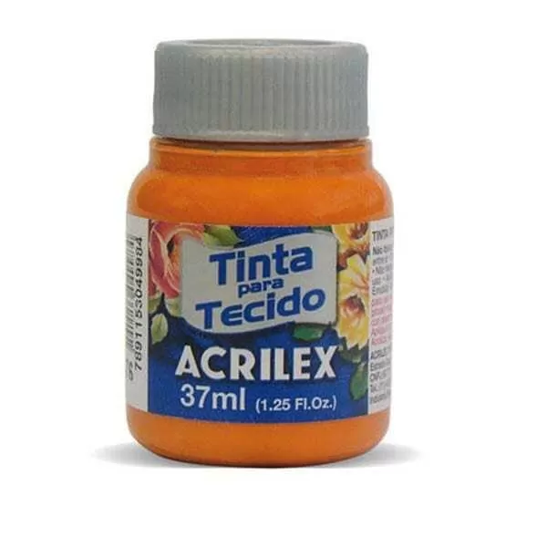 PINTURA TELA ACRILEX 37ML ZANAHORIA 576