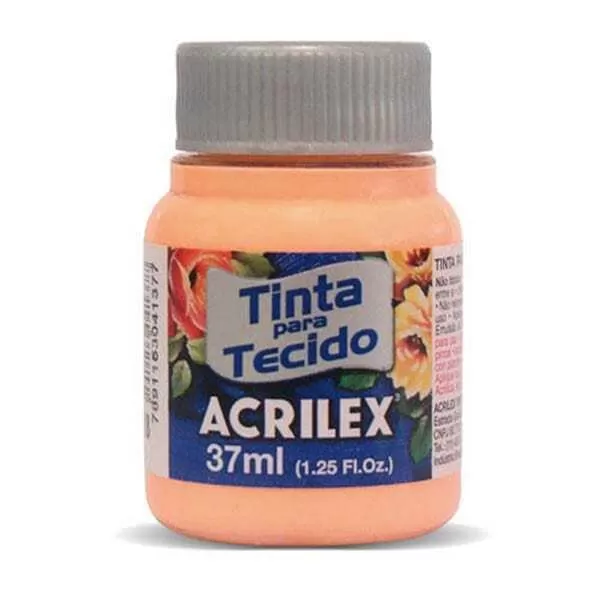 PINTURA TELA ACRILEX 37ML SALMON 518