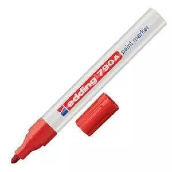 MARCADOR EDDING 790 PAINT MARKER ROJO