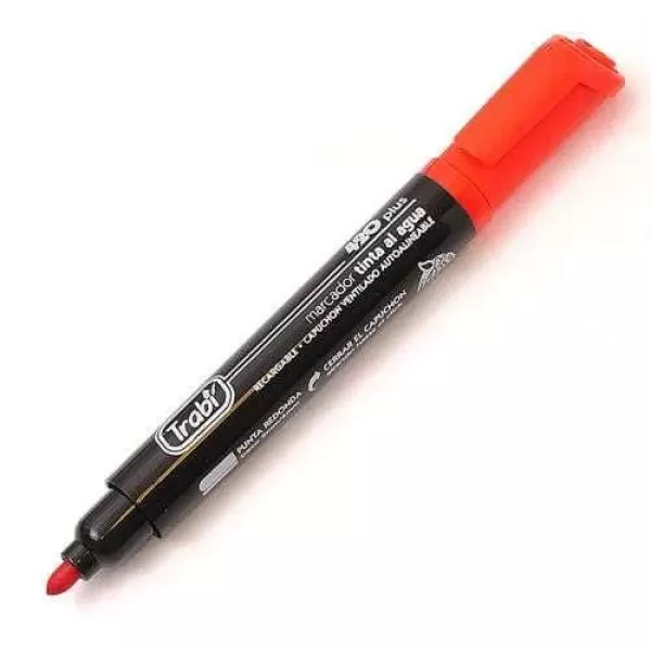 MARCADOR AGUA TRABI 420 ROJO PR REC